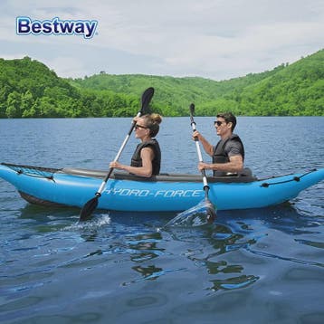 Bestway Hydro-Force Opblaasbare Vis Kajak - Duurzaam PVC, Dr, Watersport en Boten, Verzenden, Nieuw