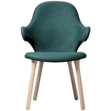 &tradition Catch Jh1 Fauteuil Eiken Donkergroen -, Huis en Inrichting, Ophalen of Verzenden, Gebruikt