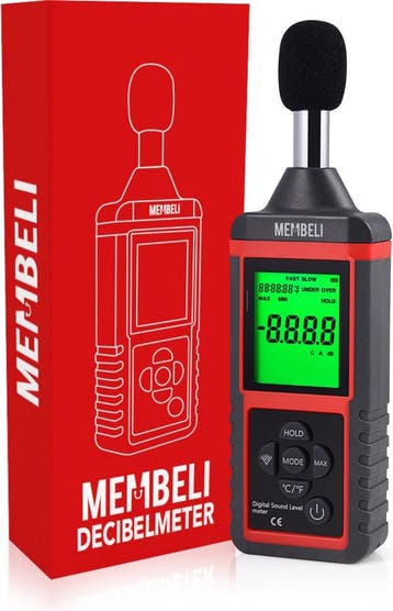 Membeli Decibelmeter 30 dB tot 130 dB - Incl. Beschermhoes -, Ophalen of Verzenden, Zo goed als nieuw
