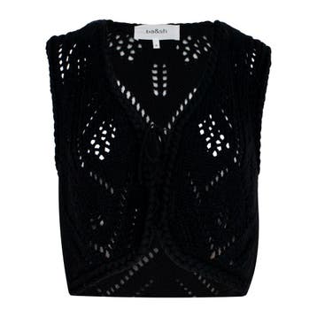 Ba&sh • kort zwart vest Giles • 32 (0), Verzenden, Zwart, Nieuw, Ba&sh