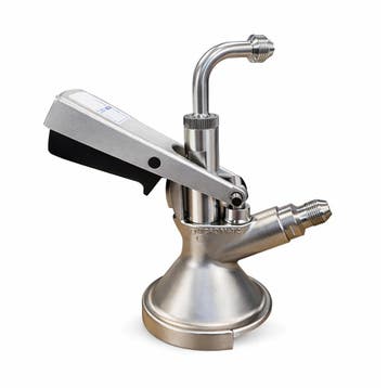Micro Matic vlak A schuif koppeling met 90° bocht 2x3/8, Ophalen of Verzenden