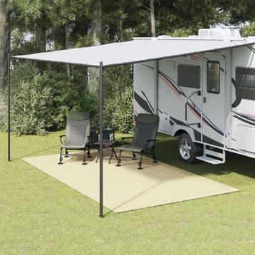 Buitenkleed 4x2,5m Creme | 31% Korting | B-keuze, Caravans en Kamperen, Ophalen of Verzenden, Zo goed als nieuw