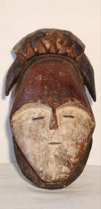 Prachtig oogstmasker Vouvi - Oud oogstmasker Vouvi -