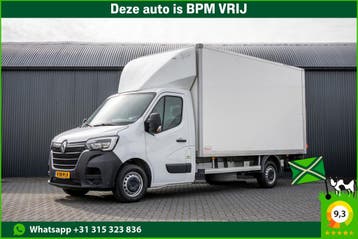 Renault Master L3H2 | Financial Lease voor 448 p/mnd, Stof, Gebruikt, Overige carrosserieën, Wit