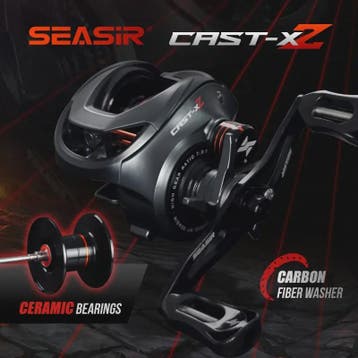 SEASIR Cast X2 Baitcasting Reel - 7.3:1 Versnelling, Keramis, Verzenden, Nieuw