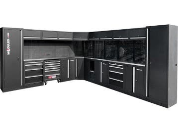 Werkplaatskastsysteem - L-vorm - 3400 x 4080 mm - variant 1, Ophalen of Verzenden