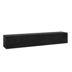 Hängeboard Evaton 180x32x30 cm Schwarz, hochglanz [en.casa], Verzenden, Nieuw