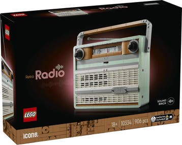 LEGO Icons Retro draagbare radio - 10334, Verzenden, Nieuw