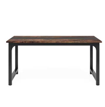Industriële Eettafel 160x80cm– Hout en Metalen Frame Bruin, 50 tot 100 cm, Verzenden, 150 tot 200 cm, Nieuw