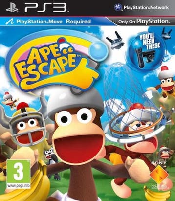 Ape Escape (Playstation Move Only) (PS3 Games), Ophalen of Verzenden, Zo goed als nieuw