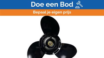 Bieden: Suzuki aluminium 3-blade propeller 10-1/4 x 13 - 58, Watersport en Boten, Ophalen of Verzenden, Nieuw