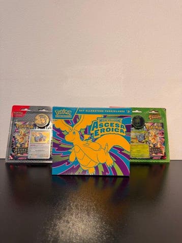 Pokémon - 3 Box - Set allenatore e 2 blister di Ascesa, Nieuw