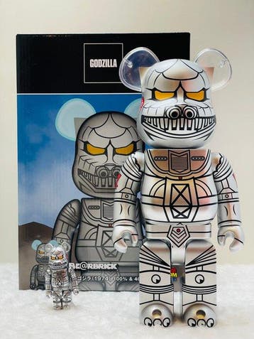 Medicom toy - BE@RBRICK 400% & 100% Mechagodzilla (1974)
