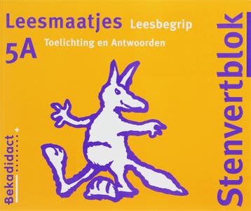 Stenvert Leesmaatjes / 5a Begrijpend lezen / Toelichting en, Boeken, Verzenden, Gelezen, Henk Hokke