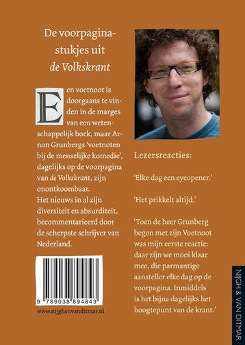 Voetnoot 9789038894843 Arnon Grunberg, Verzenden, Zo goed als nieuw, Arnon Grunberg