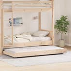 vidaXL Bedframe Bruin 80 x 200 cm Massief grenenhout, Verzenden, Nieuw, Bruin, Hout