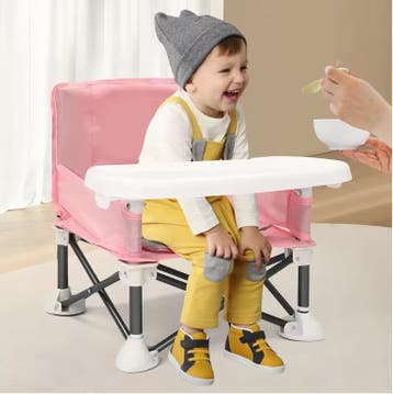 Draagbare Baby Boosterstoel met Eettray en Draagtas, Kinderen en Baby's, Kinderstoelen, Verzenden, Nieuw
