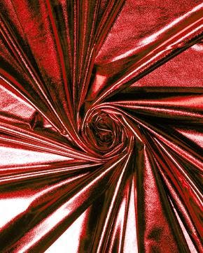 Lamé Foliedruk Rood, Nieuw, Rood