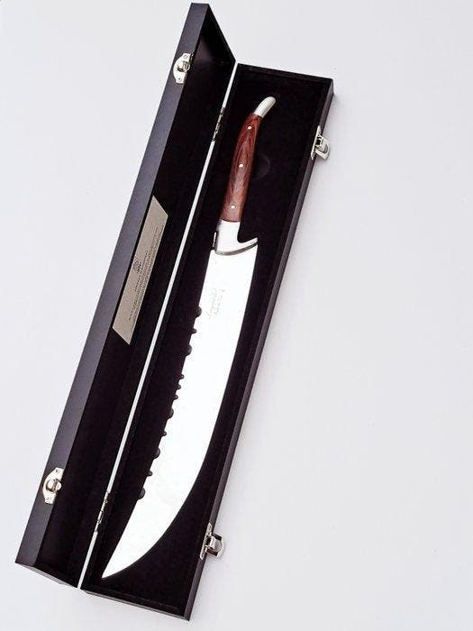 Laguiole Champagne Saber - Rose Wood - sabre sable sabel, Verzamelen, Wijnen