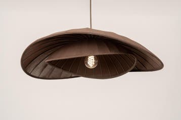 Rietveld Hanglampen - Bruin - Stof, Verzenden, Nieuw