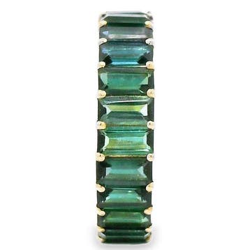 Zonder minimumprijs - Ring - 14 karaat Geel goud - 5.36ct., Nieuw
