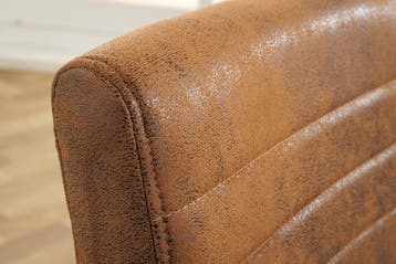 industrieele sledestoel LOFT vintage bruine armleuningen, Ophalen of Verzenden, Nieuw