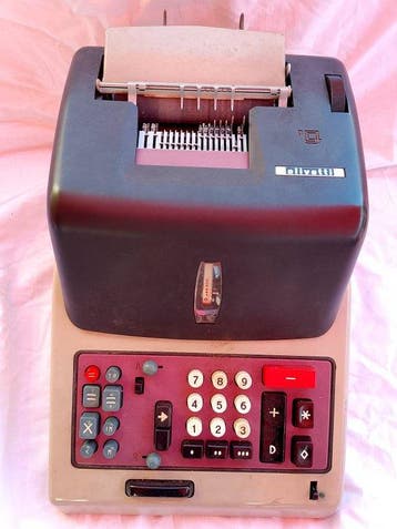 Marcello Nizzoli - Olivetti, Divisumma 24 - Rekenmachine -, Antiek en Kunst