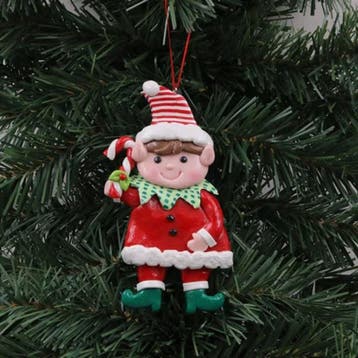 Elfje Kerstbal Kerst Kerstboom Roze, Verzamelen, Verzenden, Nieuw