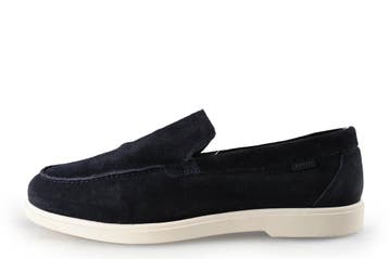 Manfield Loafers in maat 42 Blauw, Loafers, Manfield, Zo goed als nieuw, Verzenden