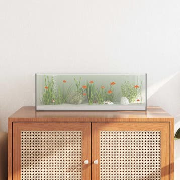 vidaXL Aquarium met opslag Doorzichtig 60 x 20 x 20 cm Glas, Dieren en Toebehoren, Verzenden, Nieuw