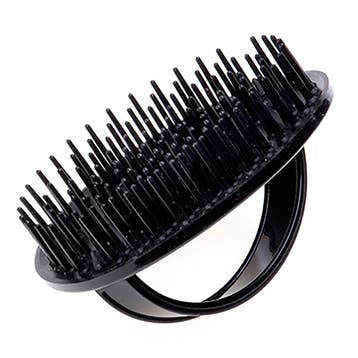 Denman  D6 BeBop Shampoo/Massage Borstel  Zwart, Verzenden, Nieuw