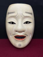 Noh masker - Hout, Hoogwaardige houten Noh-masker,