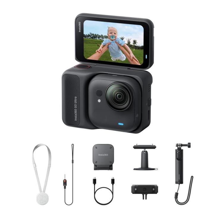 Insta360 Go Ultra Creator bundle (Midnight Black), Audio, Tv en Foto, Actiecamera's, Nieuw, Overige merken, Ophalen of Verzenden