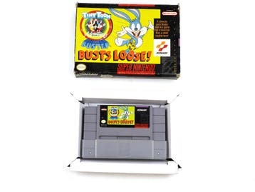 Tiny Toon Adventures Buster Busts Loose [Super Nintendo], Ophalen of Verzenden, Zo goed als nieuw
