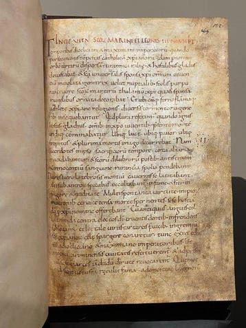 Scriptorium di Bobbio - Vita Sancti Marini - Facsimil - -