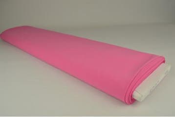 Roze chiffon stof  - 15 of 50 meter rol, 120 cm of meer, Ophalen of Verzenden, Roze, Polyester