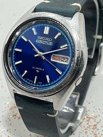 Seiko - 5 Actus Vintage - 21 Jewels - Automatic - Calendar -, Sieraden, Tassen en Uiterlijk, Horloges | Antiek