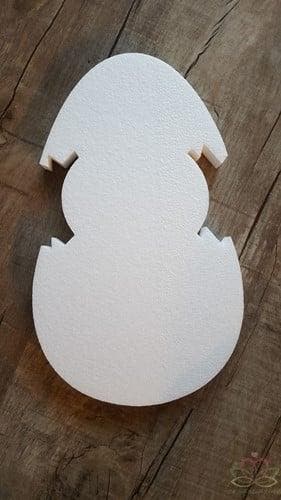 Styropor Piepschuim Isimo Ei met kuiken Klein 20×3 cm, Hobby en Vrije tijd, Knutselen, Ophalen of Verzenden, Nieuw