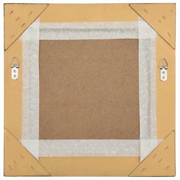 vidaXL Wandspiegel barok stijl 40x40 cm goudkleurig, Verzenden, Nieuw