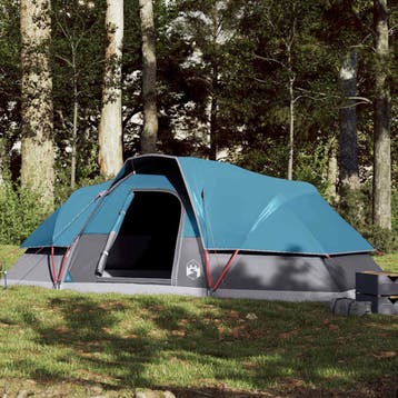 vidaXL Koepeltent 9-persoons waterdicht blauw, Verzenden, Nieuw, Tot en met 2