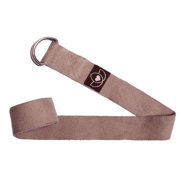Yoga riem extra lang taupe - Lotus, Verzenden, Nieuw