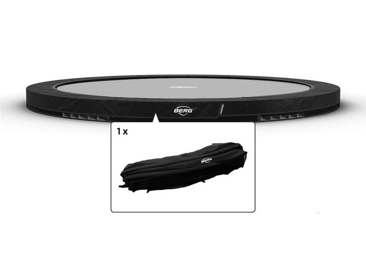 Trampoline Rand Berg Champion inground 427-430 cm Zwart, Kinderen en Baby's, Speelgoed | Buiten | Trampolines, Nieuw, Ophalen of Verzenden