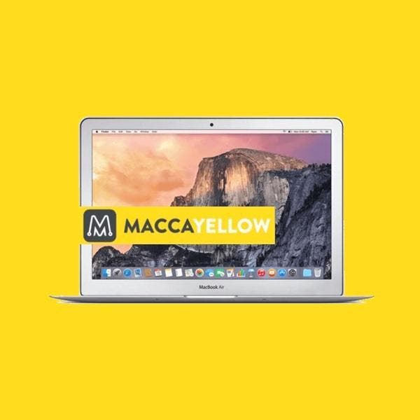 Apple MacBook Air - vanaf €199 bij MACCA yellow, Computers en Software, Apple Macbooks, Zo goed als nieuw, Ophalen of Verzenden