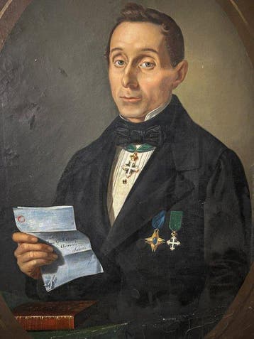 Italiaanse school (XIX) - Ritratto di Avvocato