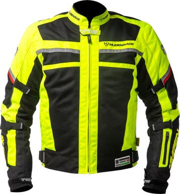 MUGENRACE A-Ttraversare Zwart Neon Waterdichte Textieljas, Nieuw met kaartje, Jas | textiel, MUGENRACE, Heren