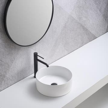Waskom Valentina 35x35x14cm glans wit, Verzenden, Nieuw