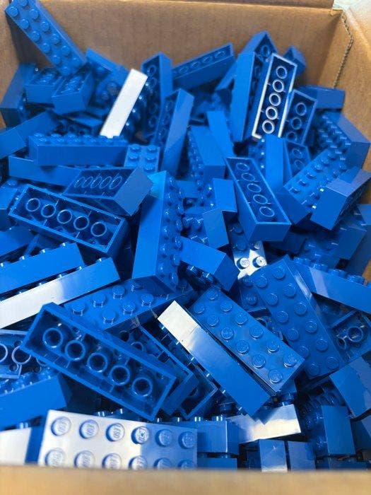 Lego Stenen - Lego 2x6 brick blauw 200 stuks, Kinderen en Baby's, Speelgoed | Duplo en Lego