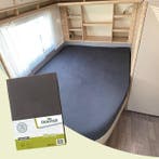 Jersey hoeslaken Frans bed wit,lichtgrijs,zand of antraciet, Eenpersoons, Verzenden, Nieuw, Wit