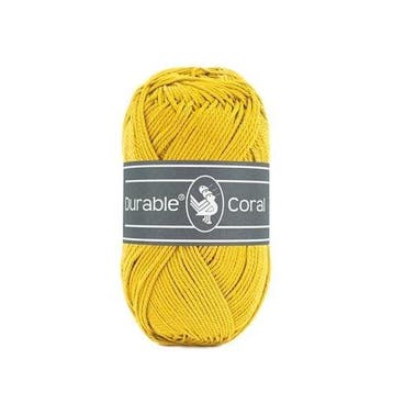 Durable Coral 2206 Lemon Curry - Haakgaren / Breigaren, Hobby en Vrije tijd, Breien en Haken, Ophalen of Verzenden, Nieuw, Breien of Haken