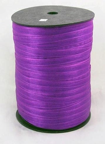 2 meter organza lint 6mm dark orchid (Lint voor armbandjes), Ophalen of Verzenden, Nieuw, Draad